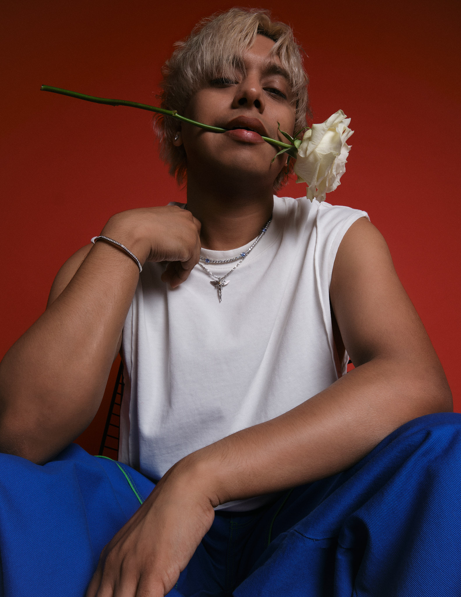 Naim Mahe: Professional, simple headshot for casting.